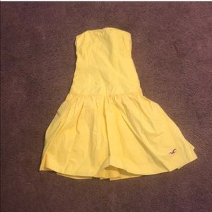 Hollister yellow dress